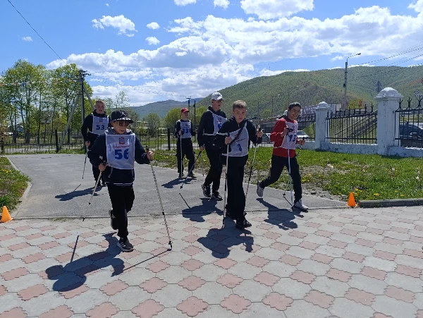 Соревнования по скандинавской (северной) ходьбе в рамках Олимпийского дня