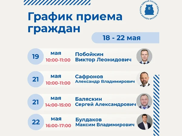 С 18 по 22 мая «Единая Россия» объявила неделю приёмов по вопросам образования.